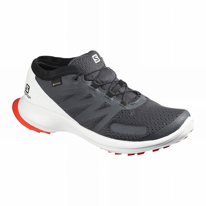 SALOMON SENSE FLOW GTX Philippines - Men's Trail Running Shoes - Black | 456301-OEC